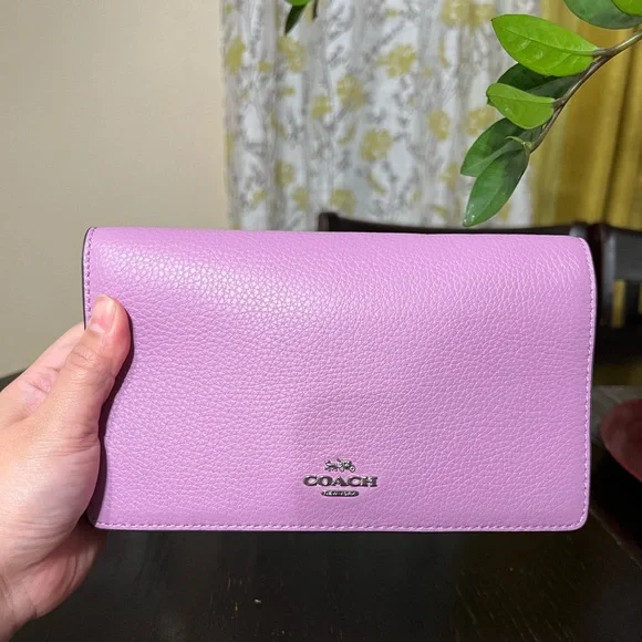 ❌SOLD❌New Coach Anna Foldover Clutch Crossbody Bag - Picture 2 of 9